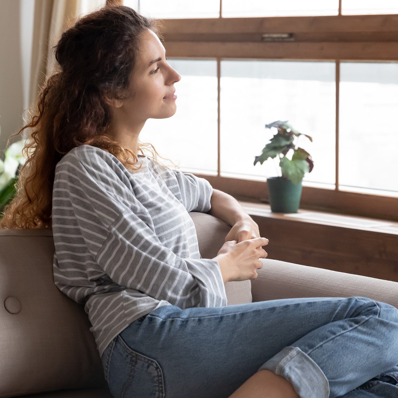 Woman wondering "is adoption right for me?"