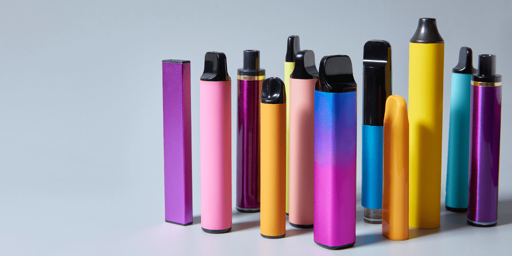 Is vaping really that dangerous? Image shows various vape devices.